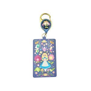 Loungefly Disney Alice in Wonderland Lanyard Floral Credit Card Holder Cheshire